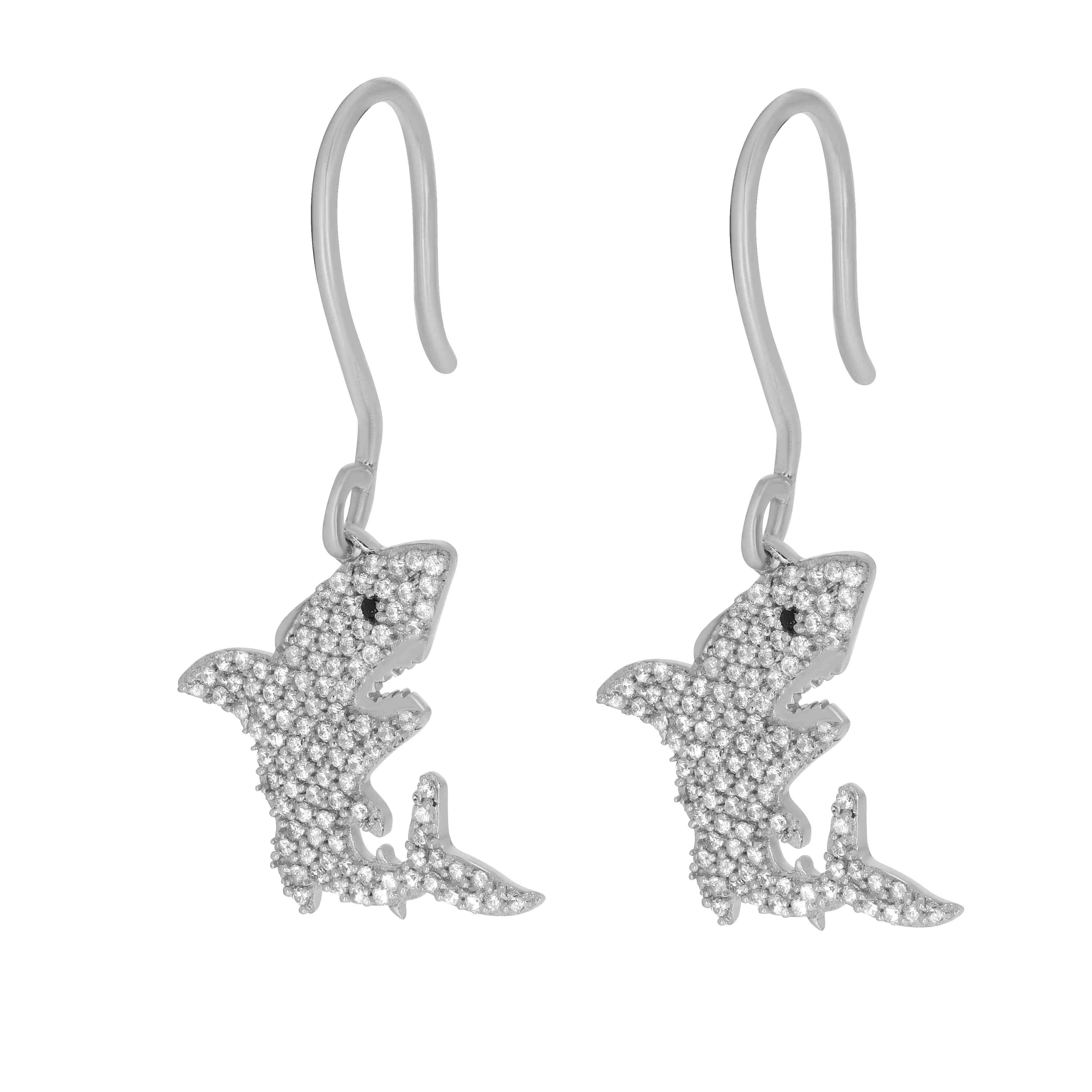 Whale Shark Hook Earrings ER21497A